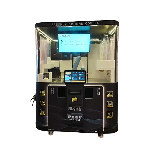 Kaffeeautomat mit Roboterarm